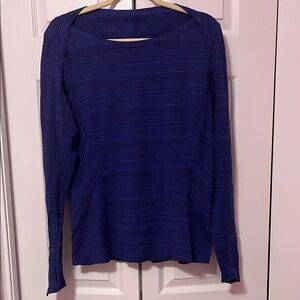 Lululemon Blue Long Sleeve Top